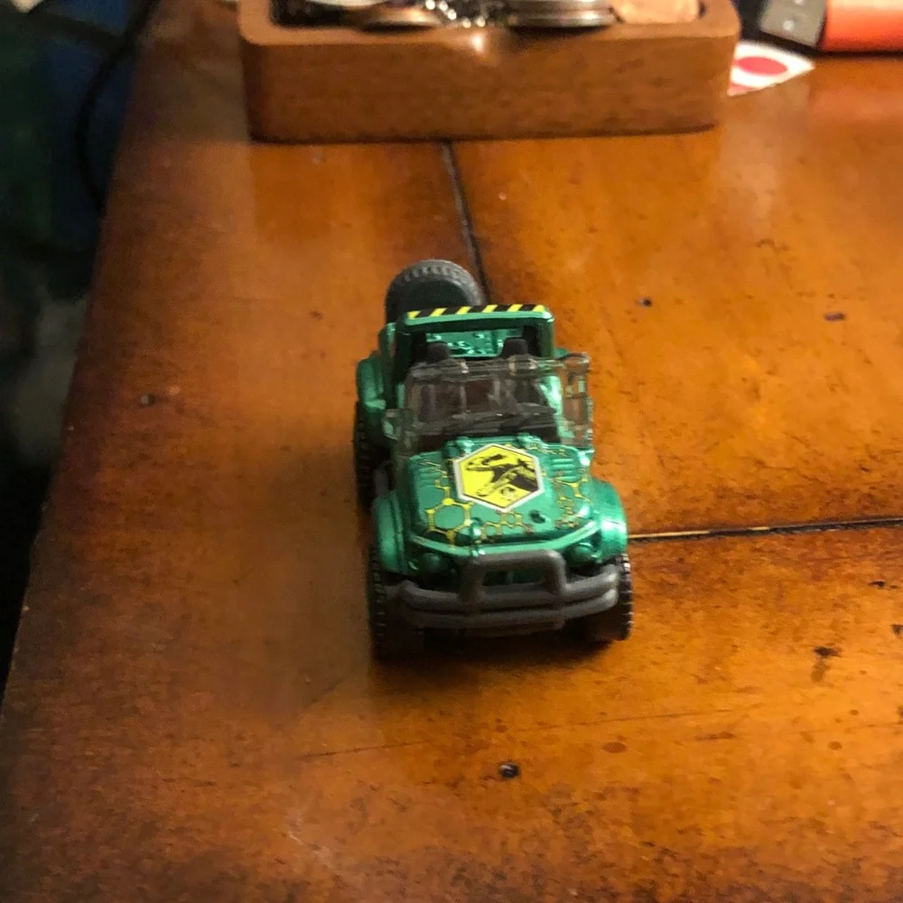Green Dino Rescue Off-Road Toy Car for Kids